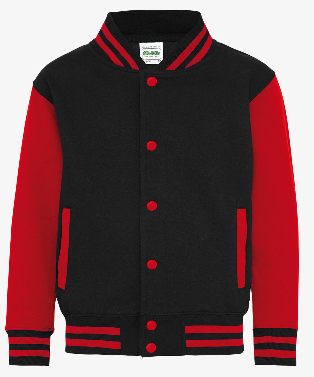 Personalised Kids Varsity Baseball Jacket