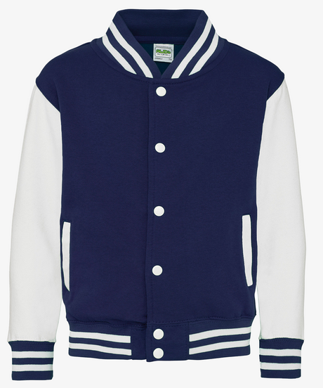 Personalised Kids Varsity Baseball Jacket