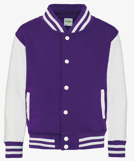 Personalised Kids Varsity Baseball Jacket