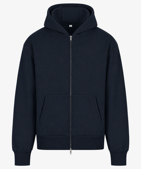 Personalised Unisex Heavyweight Zip Hoodie