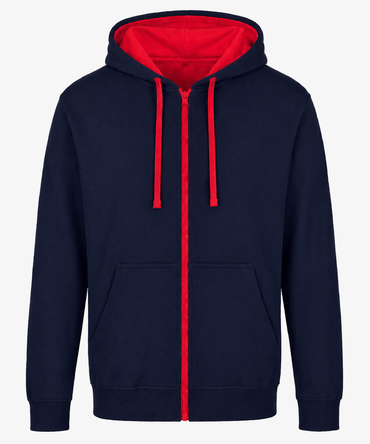 Personalised Unisex Varsity Zip Hoodie
