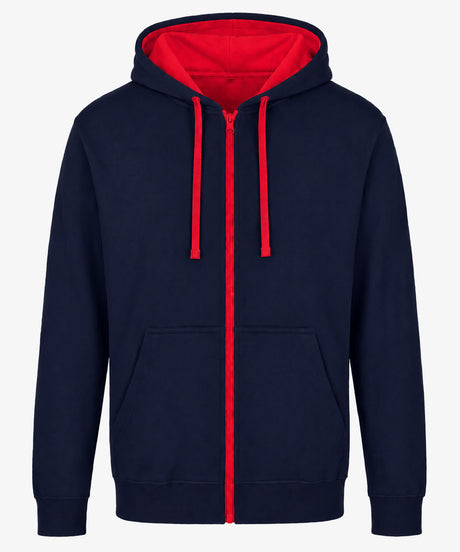 Personalised Unisex Varsity Zip Hoodie