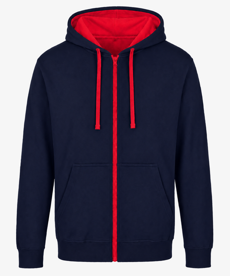 Personalised Unisex Varsity Zip Hoodie