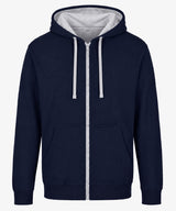 Personalised Unisex Varsity Zip Hoodie