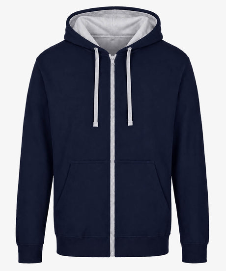 Personalised Unisex Varsity Zip Hoodie
