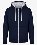 Personalised Unisex Varsity Zip Hoodie