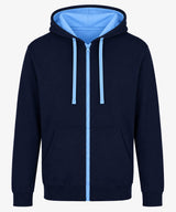 Personalised Unisex Varsity Zip Hoodie