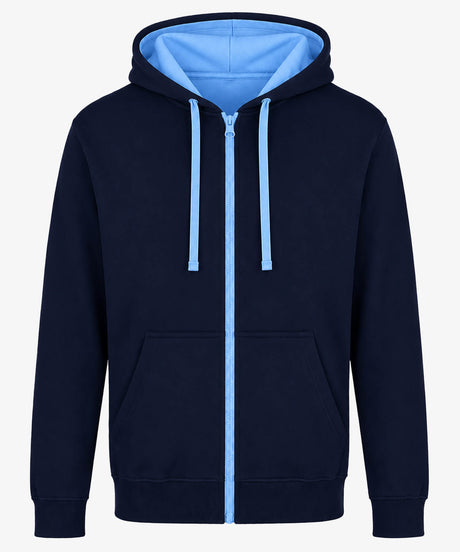Personalised Unisex Varsity Zip Hoodie