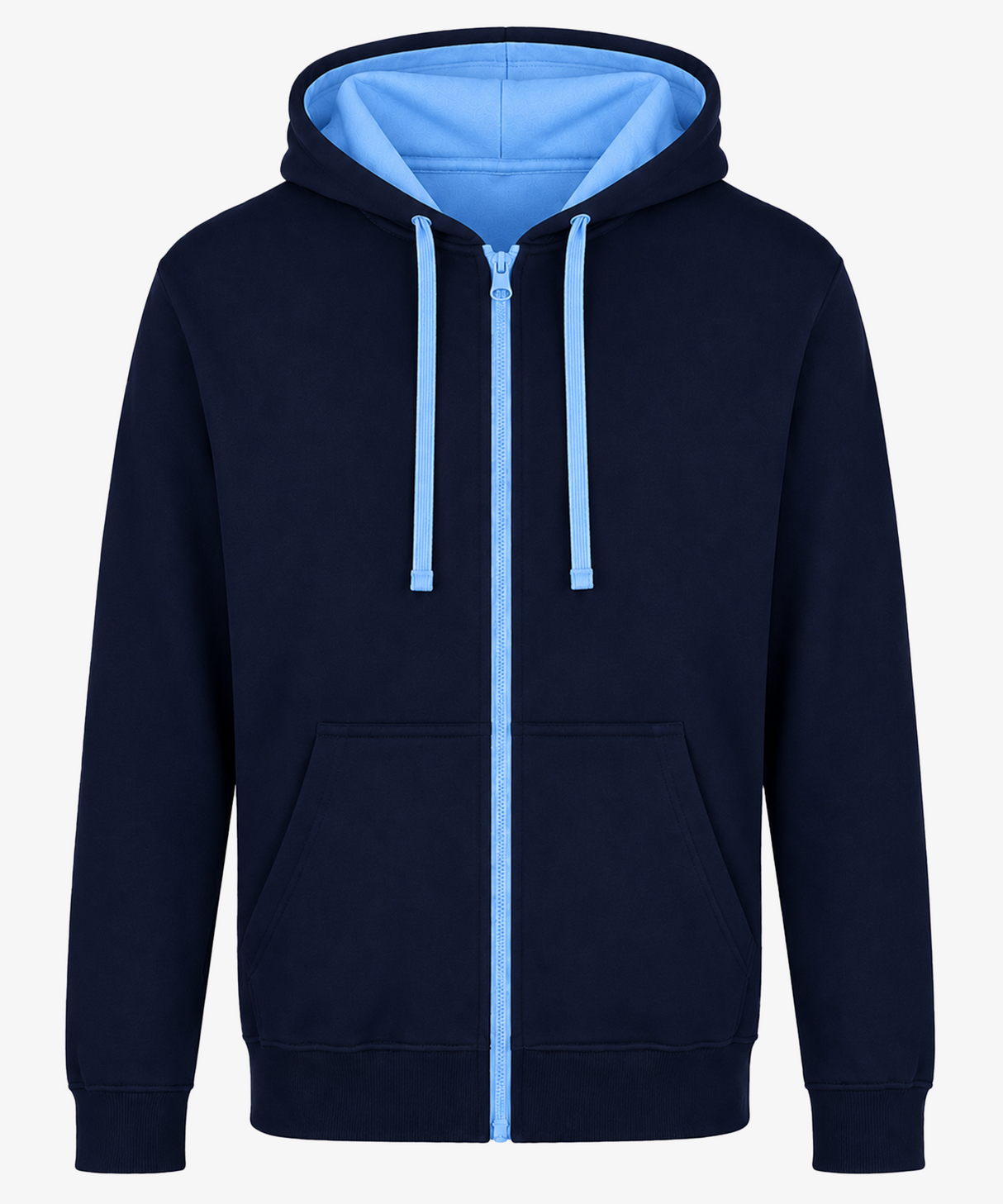 Personalised Unisex Varsity Zip Hoodie