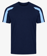 Unisex Contrast Personalised Sports T-Shirt