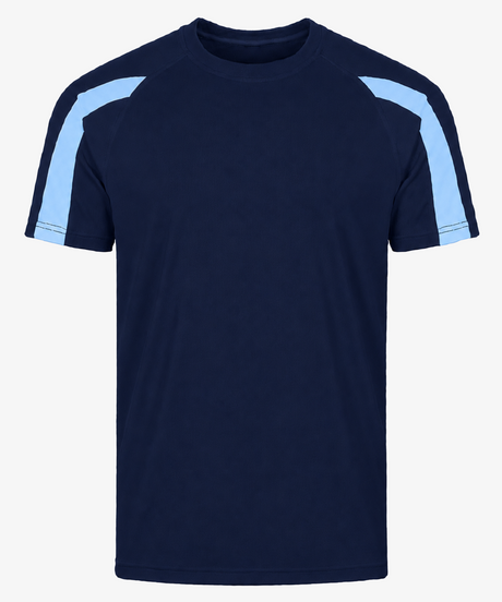 Unisex Contrast Personalised Sports T-Shirt