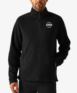 Personalised Mens Quarter Zip Fleece