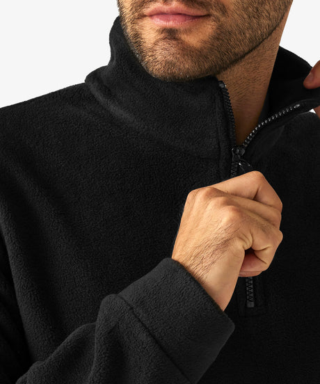 Personalised Mens Quarter Zip Fleece