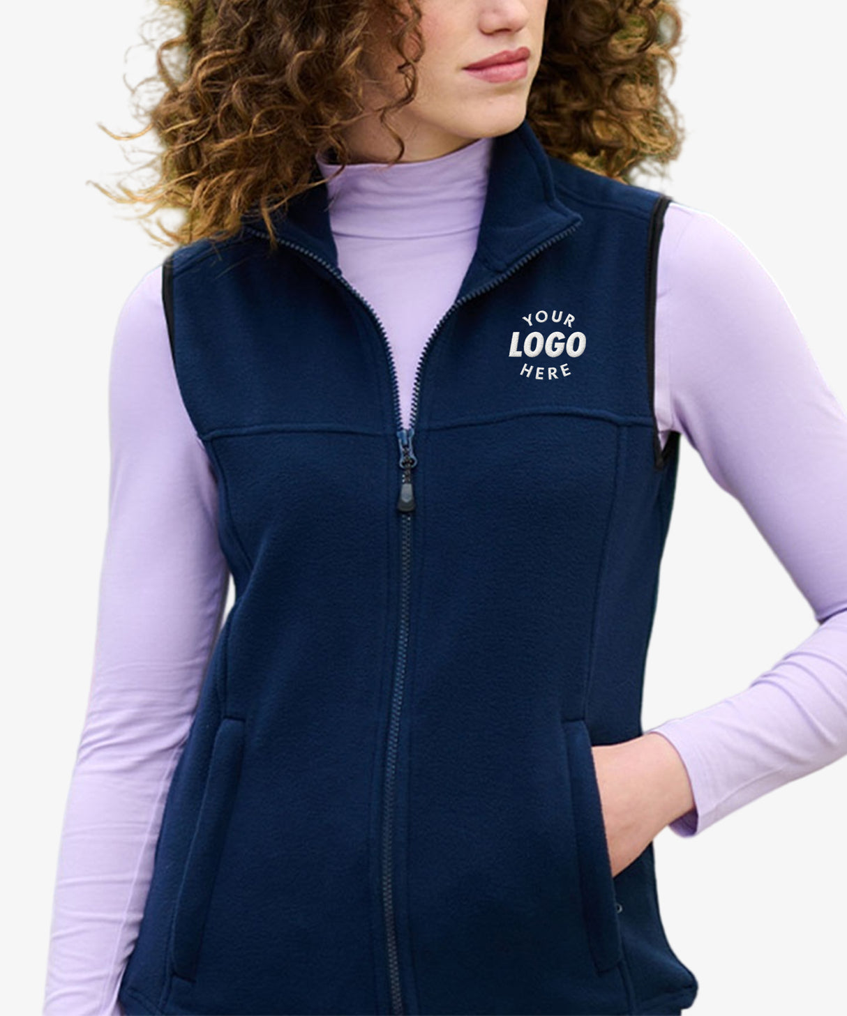 Personalised Women's Sleeveless Fleece