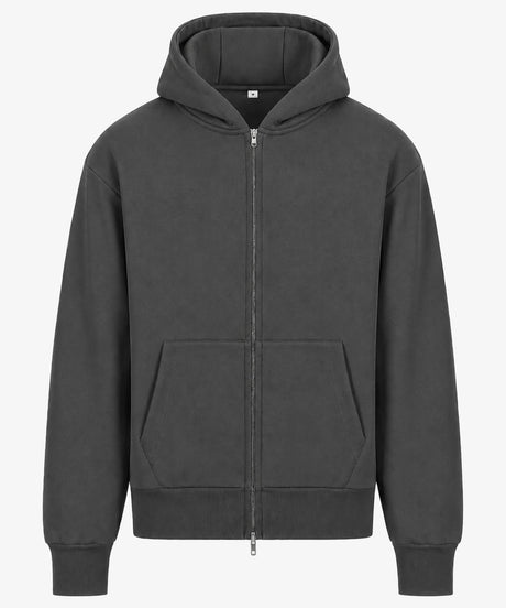 Personalised Unisex Heavyweight Zip Hoodie