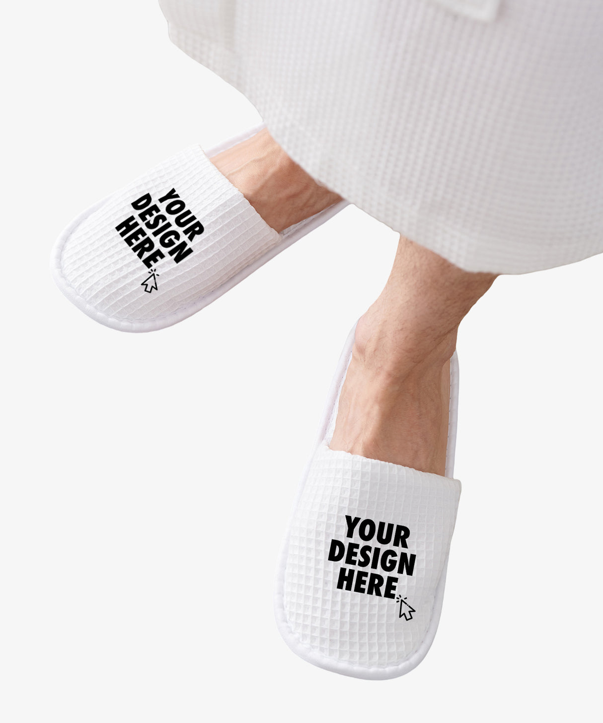 Personalised Waffle Mule Slippers