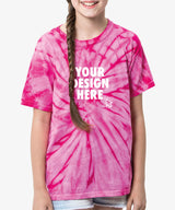 Personalised Kids Tie Dye T Shirt