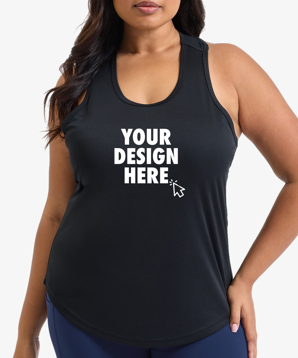 Personalised Women's Fitness Racerback Vest