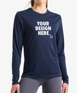 Personalised Women's Long Sleeve Performance T Shirt