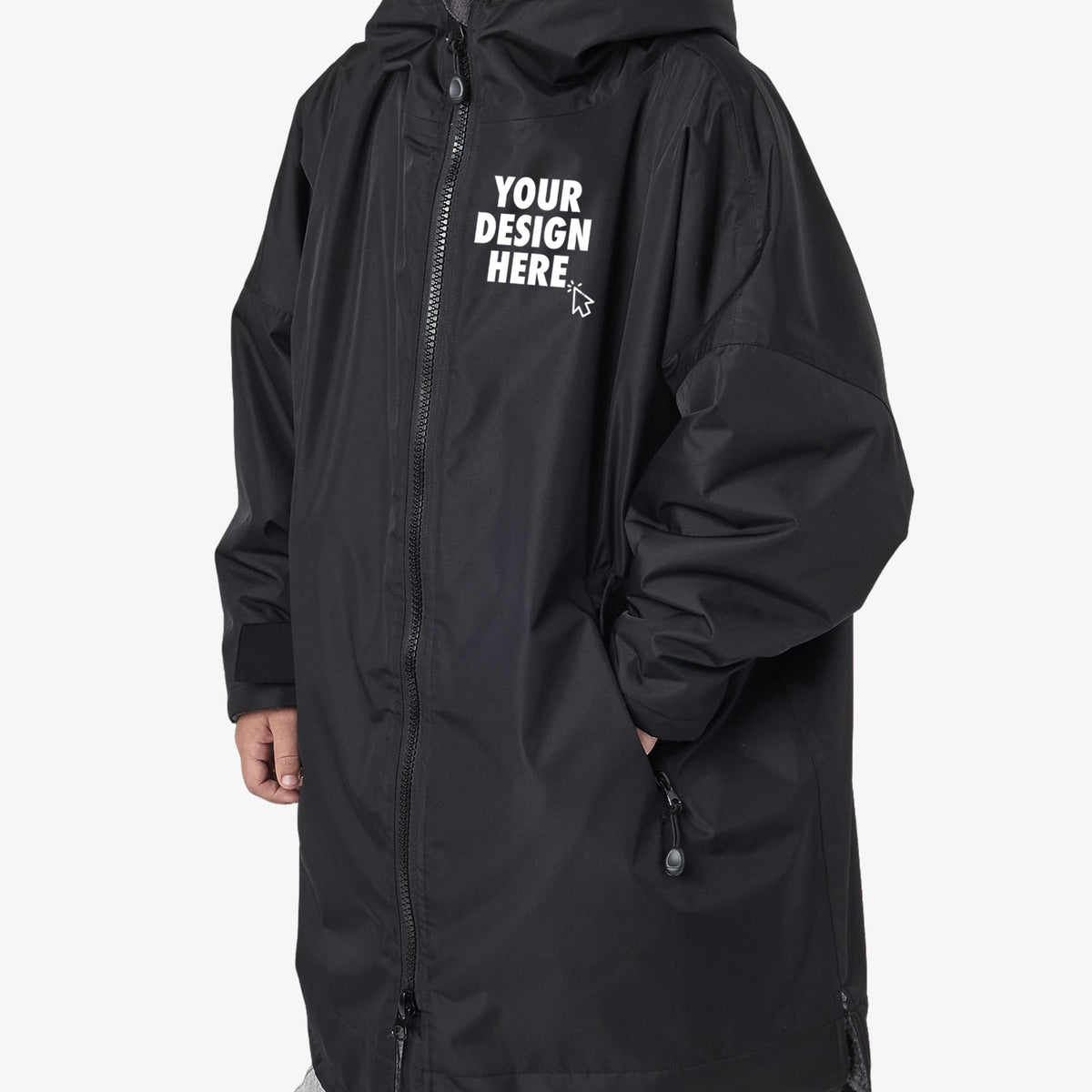 Personalised Kids Changing Robe | Waterproof All Weather Robe – doodletogs