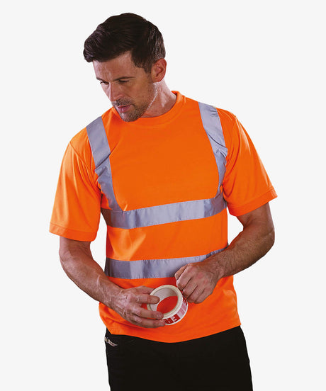 Personalised Hi Vis Short Sleeve T-Shirt