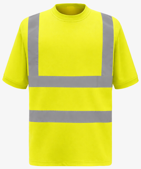 Personalised Hi Vis Short Sleeve T-Shirt