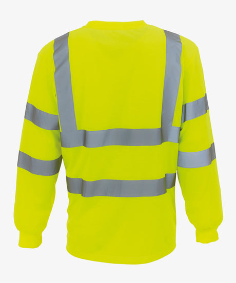 Personalised Hi Vis Long Sleeve T-Shirt