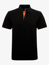 Personalised Men's Contrast Polo Shirt