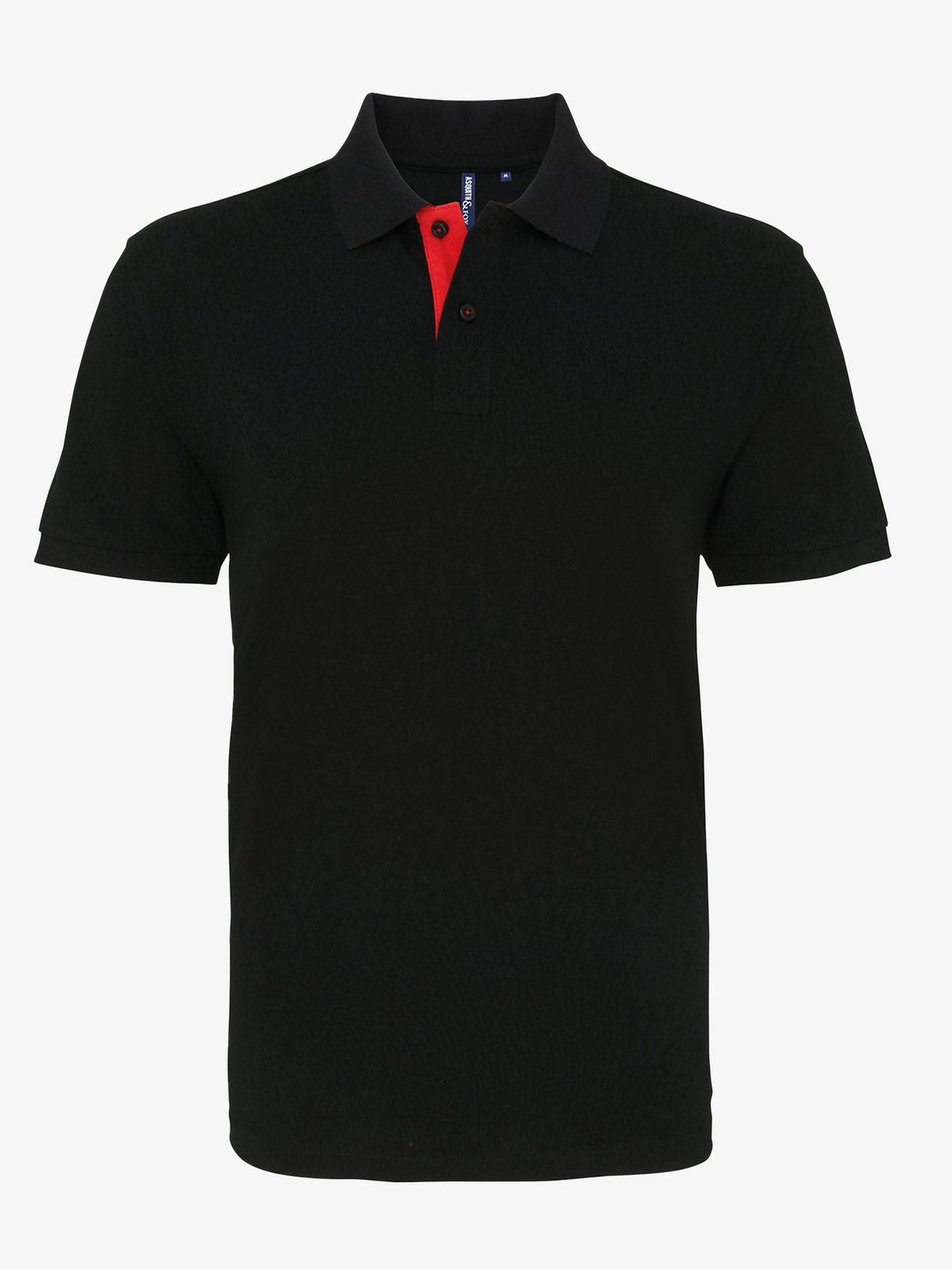 Personalised Men's Contrast Polo Shirt