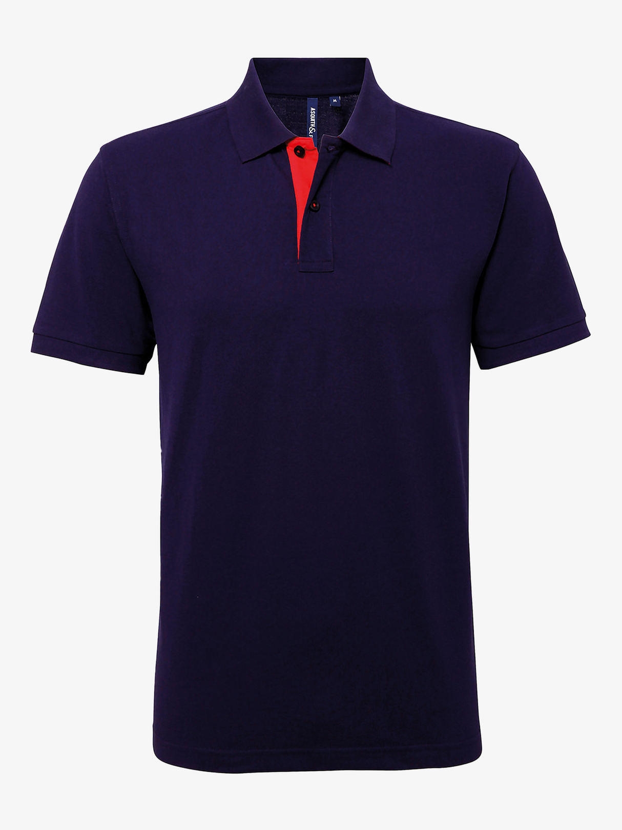 Personalised Men's Contrast Polo Shirt