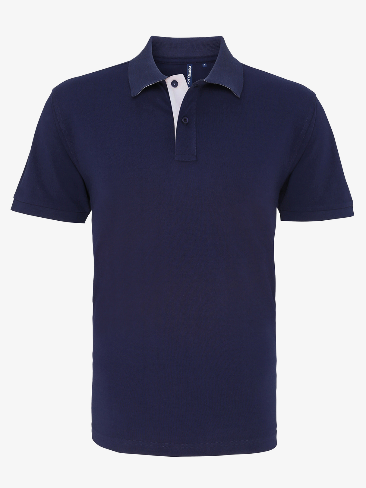 Personalised Men's Contrast Polo Shirt