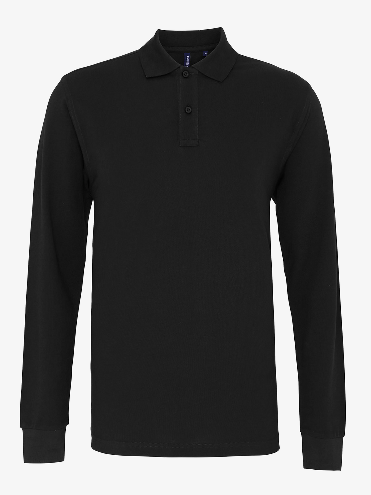 Personalised Men's Long Sleeve Polo Shirt