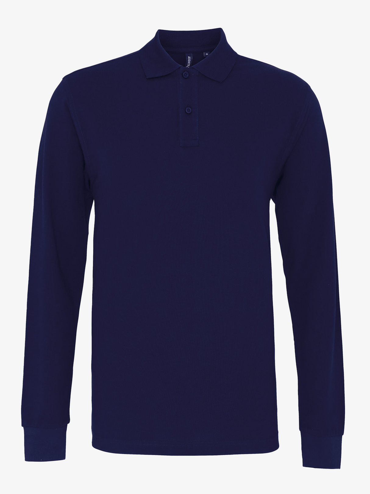 Personalised Men's Long Sleeve Polo Shirt