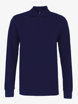 Personalised Men's Long Sleeve Polo Shirt