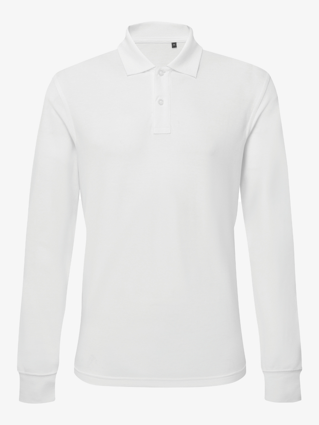 Personalised Men's Long Sleeve Polo Shirt