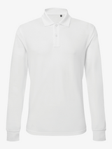 Personalised Men's Long Sleeve Polo Shirt