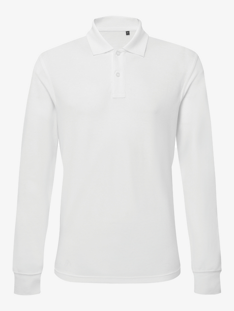 Personalised Men's Long Sleeve Polo Shirt