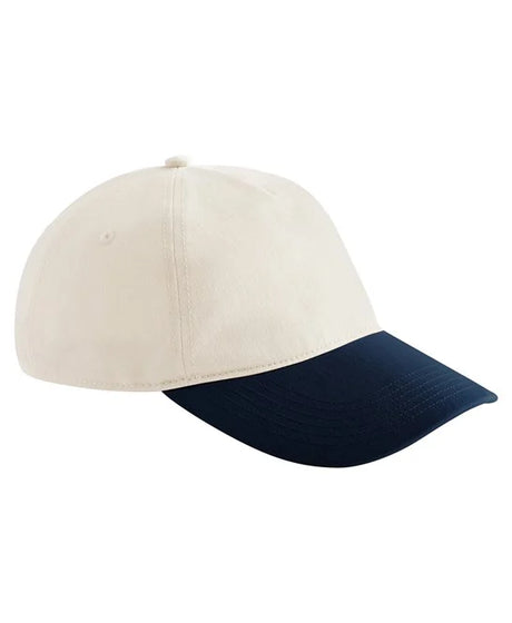 Personalised Contrast Peak Leisure Cap