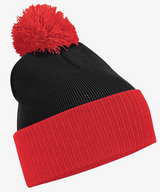 Personalised Two Tone Bobble Beanie