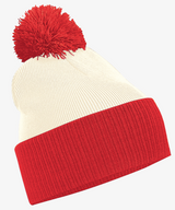 Personalised Two Tone Bobble Beanie