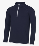 Personalised Men's Cool Half Zip Top