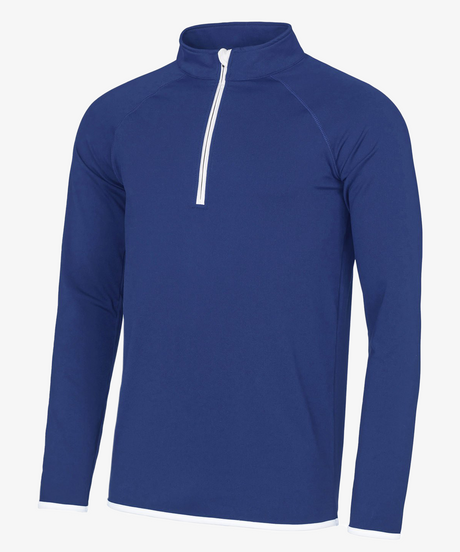 Personalised Men's Cool Half Zip Top