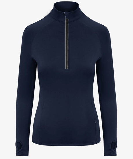 Personalised Women's Cool Stretch Half Zip Top