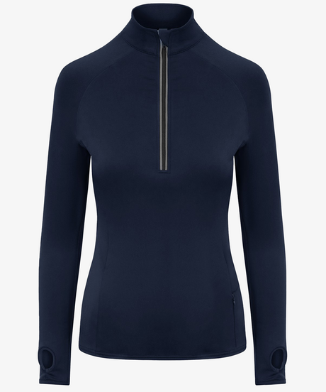 Personalised Women's Cool Stretch Half Zip Top