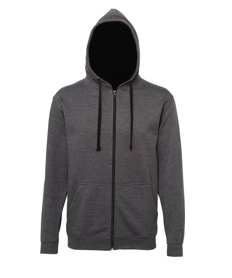 Personalised Unisex Varsity Zip Hoodie