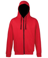 Personalised Unisex Varsity Zip Hoodie