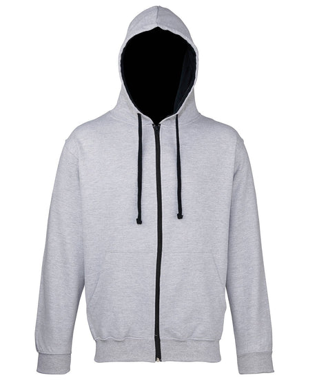 Personalised Unisex Varsity Zip Hoodie