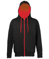 Personalised Unisex Varsity Zip Hoodie