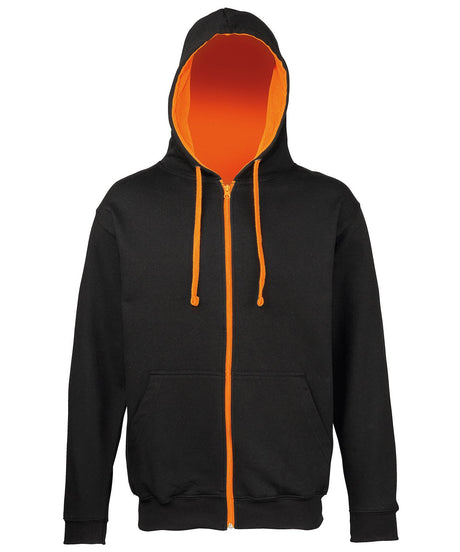 Personalised Unisex Varsity Zip Hoodie