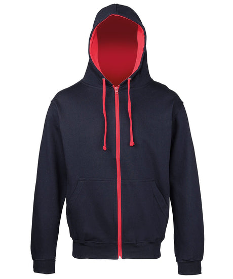 Personalised Unisex Varsity Zip Hoodie